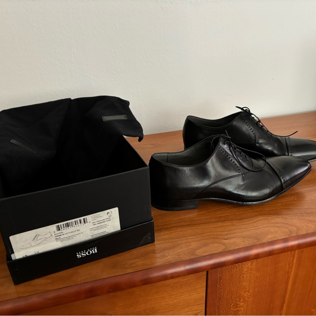 Hugo Boss Men's Shoes Us 9.5 Made In Italy With Box